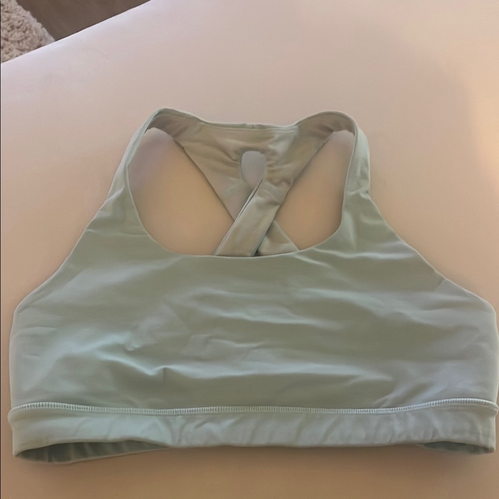 Mint Green Lululemon Sports bra Sz 8